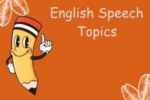 Topics of speech