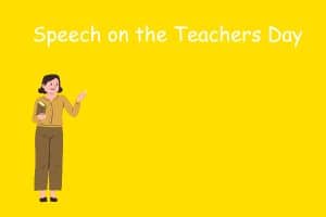 speech on the teachers day