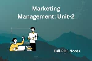 Marketing Management Unit-2