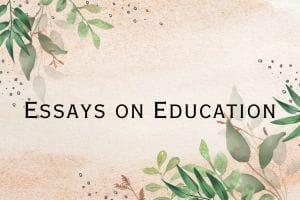Essays on education